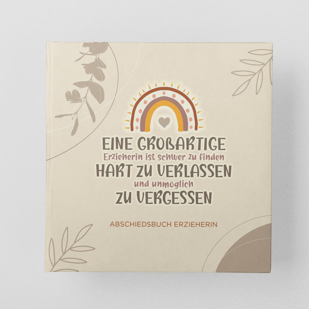 Abschiedsbuch Erzieherin - Großartige Erzieherin - ymemos