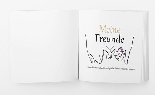 Freundebuch für Erwachsene - Freunde fürs Leben - ymemos