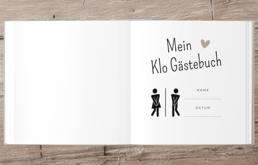 Klo Gästebuch - Popo brummt - ymemos