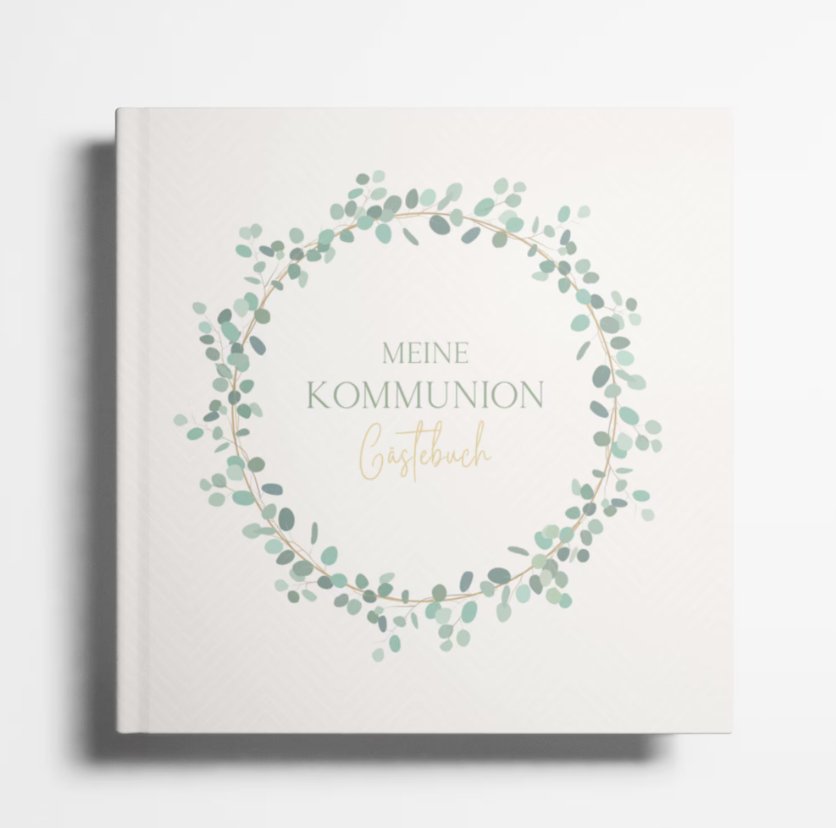 Kommunion Gästebuch Kranz - ymemos