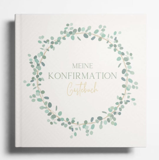 Konfirmation Gästebuch Kranz - ymemos